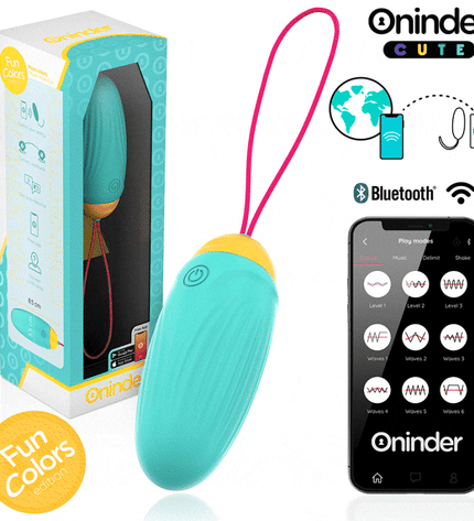 ONINDER CUTE - ŒUF VIBRANT LOVE PLEASURE - PIERRES EN SILICONE ROTATIVES - APPLICATION MONDIALE GRATUITE by ONINDER CUTE