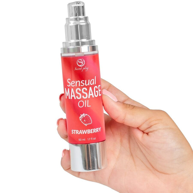 SECRETPLAY - HUILE DE MASSAGE À LA FRAISE by SECRETPLAY COSMETIC