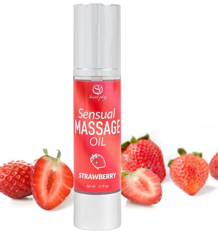 SECRETPLAY - HUILE DE MASSAGE À LA FRAISE by SECRETPLAY COSMETIC