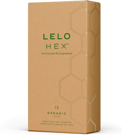 LELO - HEX BOÎTE DE PRÉSERVATIFS BIOLOGIQUES 12 UNITÉS by LELO