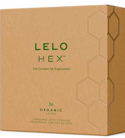 LELO - HEX BOÎTE DE PRÉSERVATIFS BIOLOGIQUES 36 UNITÉS by LELO