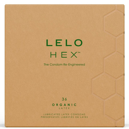 LELO - HEX BOÎTE DE PRÉSERVATIFS BIOLOGIQUES 36 UNITÉS by LELO