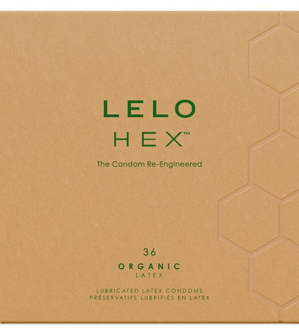 LELO - HEX BOÎTE DE PRÉSERVATIFS BIOLOGIQUES 36 UNITÉS by LELO