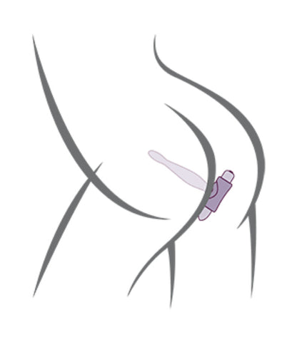 ROCKS-OFF - PETITE SENSATIONS TEAZER VIBRATEUR PLUG ANAL VIOLET by ROCKS-OFF