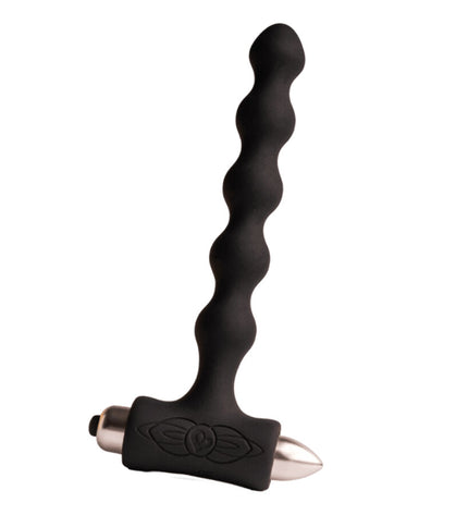 ROCKS-OFF - PETITE SENSATIONS PERLES ANAL PLUG VIBRATEUR NOIR by ROCKS-OFF