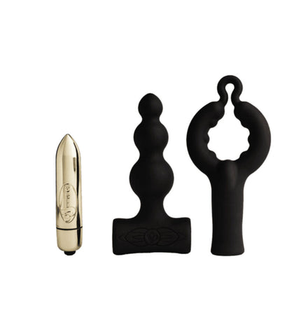 ROCKS-OFF - PETITE SENSATIONS BUBBLES ANAL PLUG VIBRATEUR NOIR by ROCKS-OFF