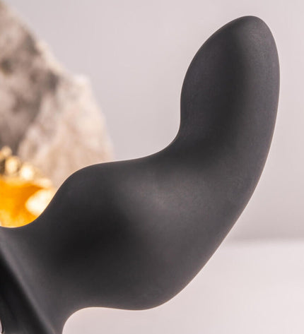 ROCKS-OFF - RO-ZEN RRO PLUG ANAL AVEC ANNEAU PÉNIS VIBRANT NOIR by ROCKS-OFF