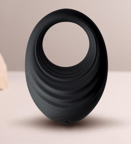 ROCKS-OFF - ANNEAU PÉNIS VIBRANT SPIRE BLACK by ROCKS-OFF