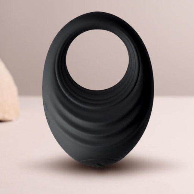 ROCKS-OFF - ANNEAU PÉNIS VIBRANT SPIRE BLACK by ROCKS-OFF