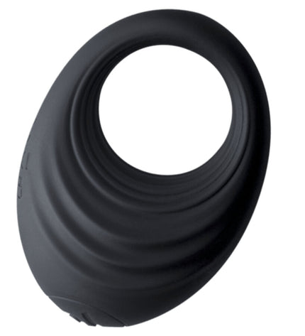ROCKS-OFF - ANNEAU PÉNIS VIBRANT SPIRE BLACK by ROCKS-OFF