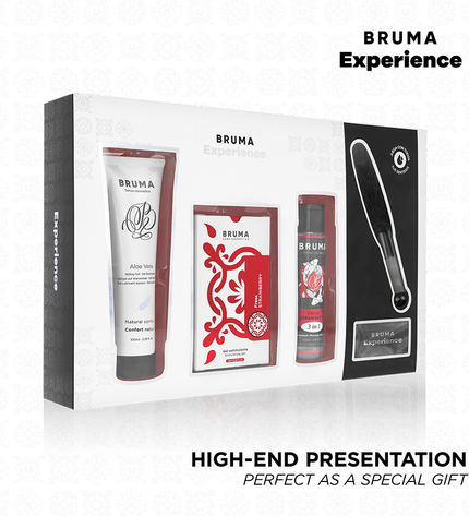 BRUMA XPERIENCE - KIT TENTATION FRAISE DOUCE AVEC AMPLIFICATEUR D'ORGASME by BRUMA