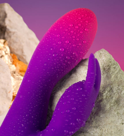 ROCKS-OFF - GLO-GIRL VIBRATEUR LAPIN VIOLET by ROCKS-OFF