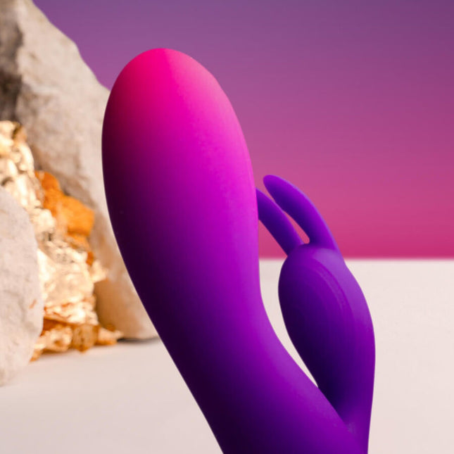 ROCKS-OFF - GLO-GIRL VIBRATEUR LAPIN VIOLET by ROCKS-OFF