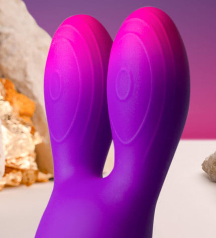 ROCKS-OFF - GLO-GIRL BUNNY VIBRATEUR FLEXIBLE VIOLET by ROCKS-OFF