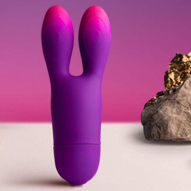 ROCKS-OFF - GLO-GIRL BUNNY VIBRATEUR FLEXIBLE VIOLET by ROCKS-OFF