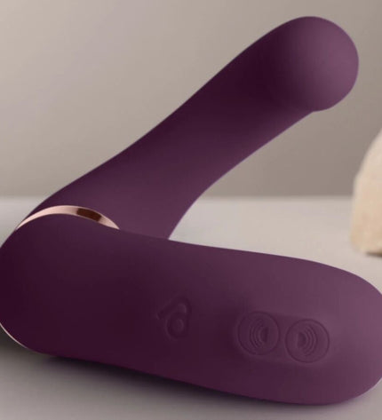 ROCKS-OFF - GEMINI DOUBLE VIBRATEUR STIMULATEUR DE CLITORIS POINT G VIOLET by ROCKS-OFF