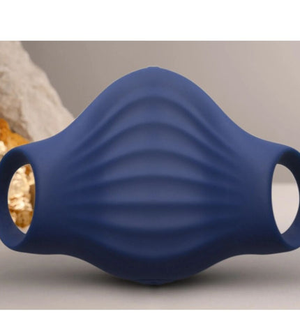 ROCKS-OFF - MASTURBATEUR VIBRATEUR FLEXIBLE PALM BLUE by ROCKS-OFF