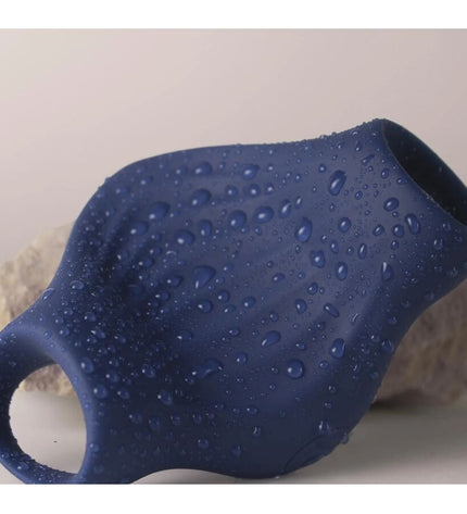 ROCKS-OFF - MASTURBATEUR VIBRATEUR FLEXIBLE PALM BLUE by ROCKS-OFF