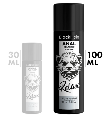 BLACK HOLE - RELAXANT ANAL JOJOBA RELAX BASE SILICONE 100 ML by BLACK HOLE