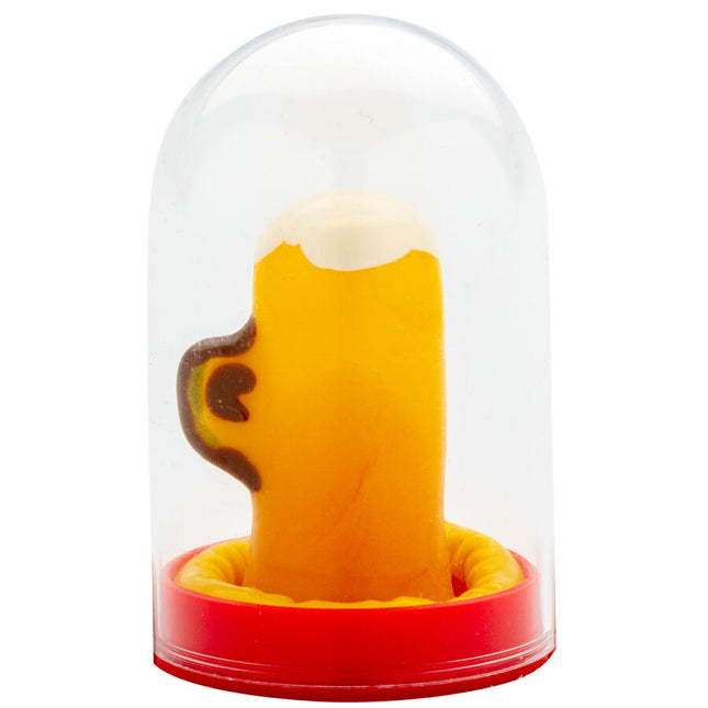 CONDOMERIE - PRÉSERVATIFS FANTAISIE PEINTS À LA MAIN VERRE DE BIÈRE by CONDOMERIE