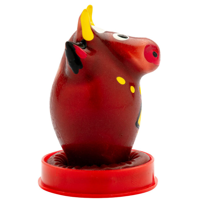 CONDOMERIE - PRÉSERVATIFS FANTAISIE PEINTS À LA MAIN MODÈLE TAUREAU 1 by CONDOMERIE