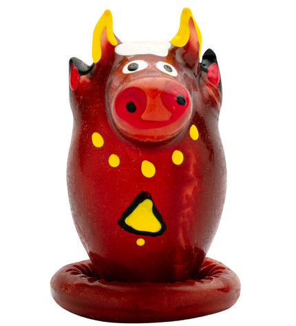 CONDOMERIE - PRÉSERVATIFS FANTAISIE PEINTS À LA MAIN MODÈLE TAUREAU 1 by CONDOMERIE