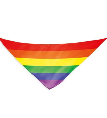 PRIDE - ÉCHARPE TRIANGULAIRE EN COTON AVEC DRAPEAU ARC-EN-CIEL by PRIDE