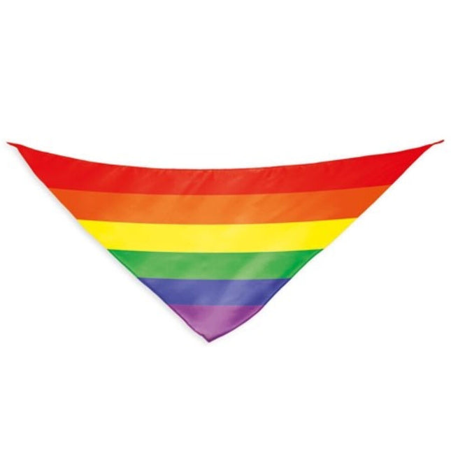 PRIDE - ÉCHARPE TRIANGULAIRE EN COTON AVEC DRAPEAU ARC-EN-CIEL by PRIDE