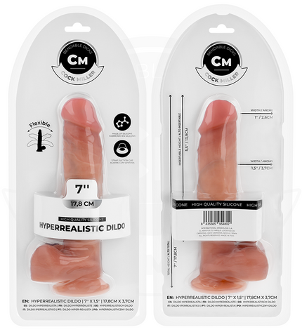 COCK MILLER - GODE ARTICULABLE HYPERRÉALISTE 17,8 CM by COCK MILLER