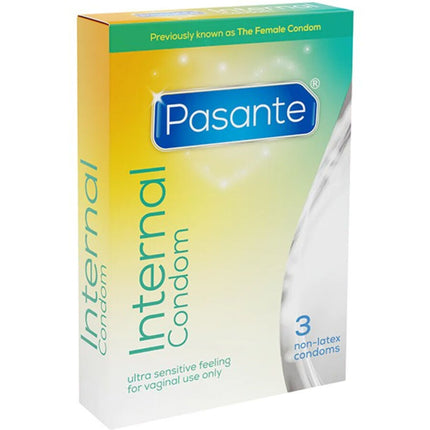 PASANTE - INTERNE PRÉSERVATIF SANS LATEX 3 UNITÉS by PASANTE