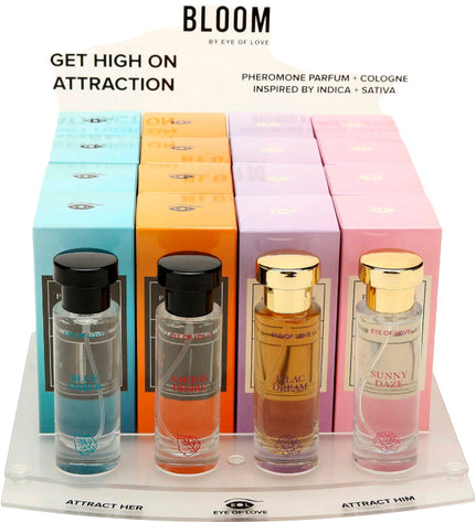 EYE OF LOVE - BLOOM PRÉSENTOIR 4X4 PARFUMS 30 ML by EYE OF LOVE