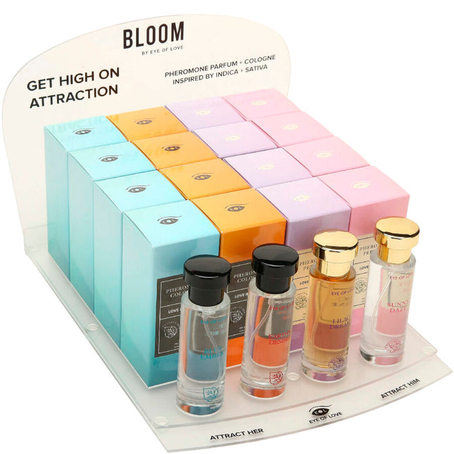 EYE OF LOVE - BLOOM PRÉSENTOIR 4X6 PARFUMS 10 ML by EYE OF LOVE