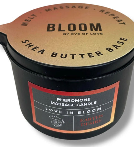 EYE OF LOVE - BLOOM BOUGIE DE MASSAGE SATIVA EARTHS DESIRE 150 ML by EYE OF LOVE