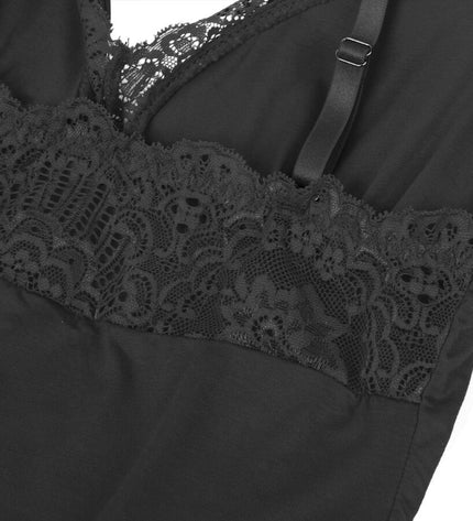 SUBBLIME - TEDDY DÉTAIL DENTELLE FLORALE NOIR S/M by SUBBLIME BODIES