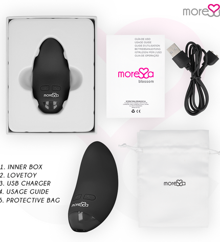 MORESSA - VIBRATEUR BLOSSOM NOIR by MORESSA