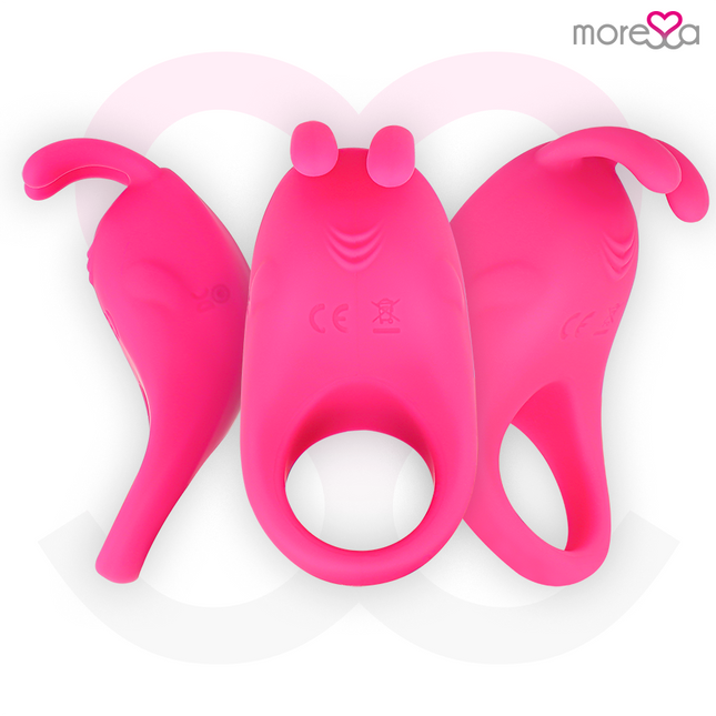 MORESSA - BRAD PREMIUM SILICONE RECHARGEABLE ROSE - Concombre Boutique