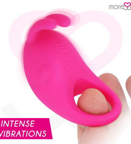 MORESSA - BRAD PREMIUM SILICONE RECHARGEABLE ROSE - Concombre Boutique