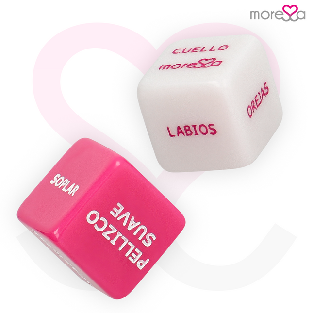 MORESSA - JEU DE DÉS ÉROTIQUES ESPAGNOL - Concombre Boutique
