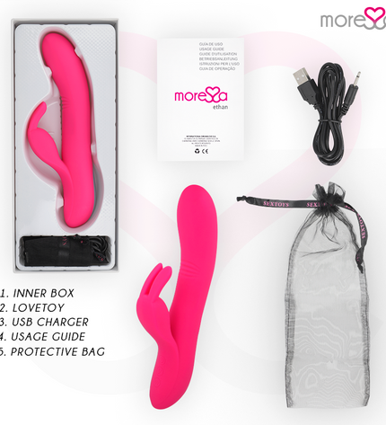 MORESSA - ETHAN RECHARGEABLE EN SILICONE PREMIUM - Concombre Boutique