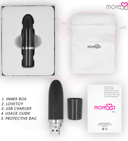 MORESSA - IVY VIBRATEUR STIMULATEUR VOYAGE NOIR by MORESSA