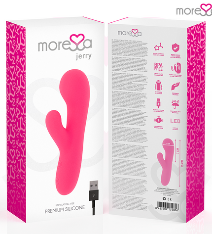 MORESSA - JERRY RECHARGEABLE EN SILICONE PREMIUM - Concombre Boutique