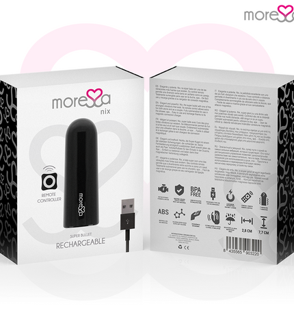 MORESSA - NIX VIBRATEUR TÉLÉCOMMANDE NOIR by MORESSA
