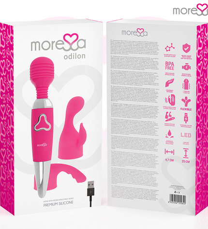 MORESSA - ODILON RECHARGEABLE EN SILICONE PREMIUM - Concombre Boutique