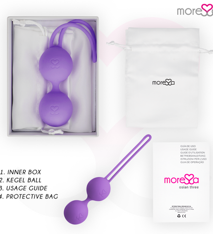 MORESSA - OSIAN TROIS SILICONE LILAS PREMIUM - Concombre Boutique