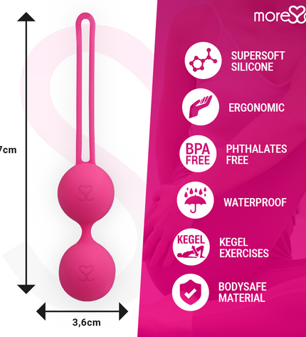MORESSA - OSIAN TROIS SILICONE PREMIUM ROSE - Concombre Boutique