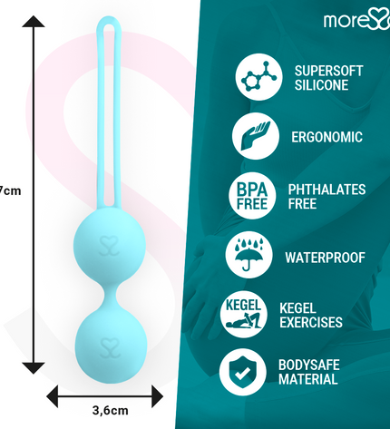 MORESSA - OSIAN TROIS SILICONE TURQUOISE PREMIUM - Concombre Boutique