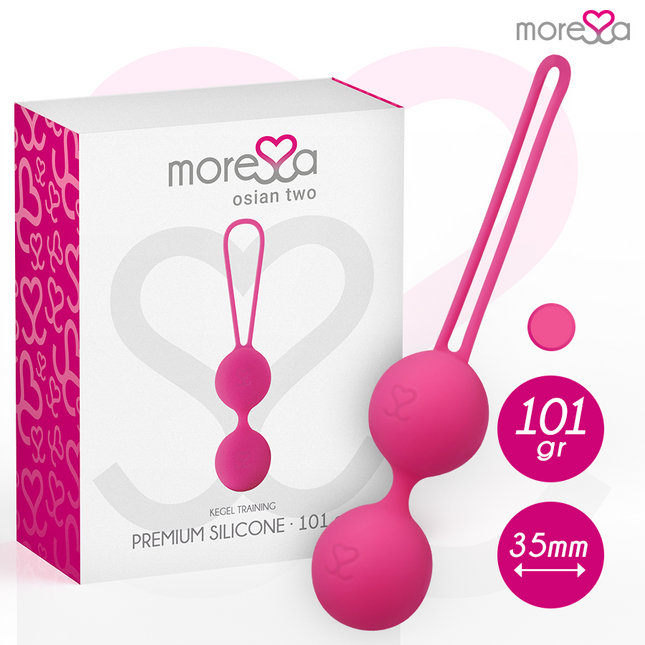 MORESSA - OSIAN DEUX SILICONE PREMIUM ROSE - Concombre Boutique