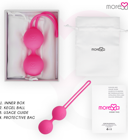 MORESSA - OSIAN DEUX SILICONE PREMIUM ROSE - Concombre Boutique