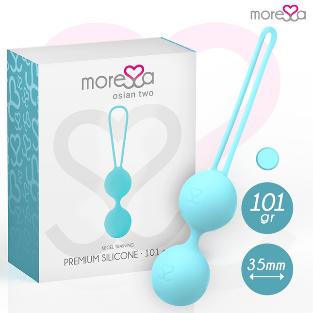 MORESSA - OSIAN DEUX SILICONE TURQUOISE PREMIUM - Concombre Boutique