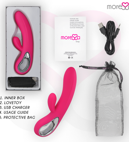 MORESSA - TROY RECHARGEABLE EN SILICONE PREMIUM by MORESSA